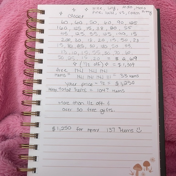 137 items bundle entire closet vs pink Lilly Lulu hello kitty - Picture 2 of 2